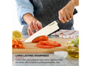 14-Piece 2-Tone Block Knife Set - Black