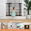 30" Tall Baby Gate - Black