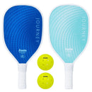 2 Player Journey Paddle Ball Set - Navy/Turquoise