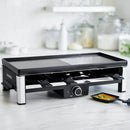 Ceramic Nonstick Ultimate Gourmet Grill-PFAS Free - Black: Indoor Smokeless Griddle, Raclette, 1500W