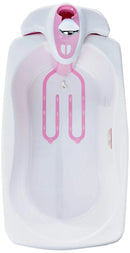 Whirlpool Bubbling Spa & Shower - Pink Checkers