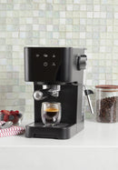 15 Bar, 2-Cup Black Matte Espresso Machine