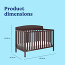 Benton 5-in-1 Convertible Crib - Espresso