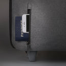 Recycled 15.6" Rolling Laptop Briefcase - Gray