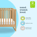 Hunter 3-in-1 Convertible Crib - Honey