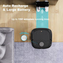 Robotic Vacuum Cleaner and mop, with Laser LiDAR Navigation - Black