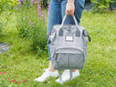 Beaba Wellington Backpack Diaper Bag - Grey