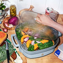5 in 1 Electric Skillet - Expandable to 7 Qt - Blue