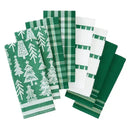 Holiday Kitchen Towels, 8-pack - Green