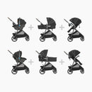 Shyft Intuiti+ Travel Stroller, Dubhan Black