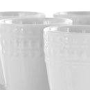 8oz Porcelain Coffee & Tea Cups Set - Service for 6