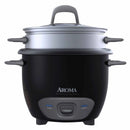 Aroma 6-Cup Rice & Grain Cooker - ARC-743-1NGB, Black