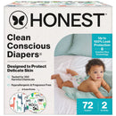 Disposable Diapers - Giraffes + Barnyard Babies - Size 2 - 72ct