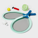 Racket Badminton Set 6pc - Aqua Blue