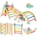 7-in-1 Rainbow Pikler Triangle Set