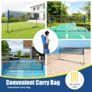 10/14 Feet Adjustable Badminton Net Stand With Portable Carry Bag-10 Feet