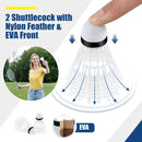10/14 Feet Adjustable Badminton Net Stand With Portable Carry Bag-10 Feet