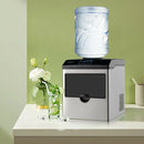2-in-1 Stainless Steel Countertop Ice Maker With Water Dispenser