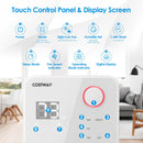 32 Pints 2000 Sq. Ft Dehumidifier for Home and Basements With 3-Color Digital Display-White