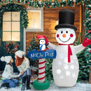 6 Feet Inflatable Christmas Decoration With Built-in Snowflake Projector