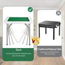 4-Player Mahjong Game Table With Iron Frame