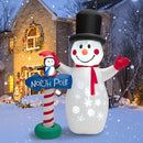 6 Feet Inflatable Christmas Decoration With Built-in Snowflake Projector