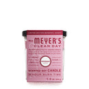Mrs. Meyer's Clean Day White Peppermint Scent Soy Candle 7.2 oz, Pack of 6