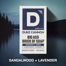 Duke Cannon Midnight Swim Sandalwood + Lavender Scent Bar Soap 10 oz 1 pk