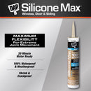 DAP Silicone Max Almond Silicone All Purpose Sealant 10.1 oz, Pack of 12