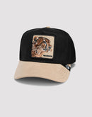 Goorin Bros Suede Cheetah Trucker Hat