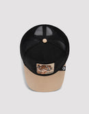 Goorin Bros Suede Cheetah Trucker Hat