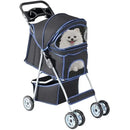 Pet Stroller for Dogs and Cats - Black