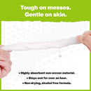 Crocodile Cloth Power Scrub Fiber Blend Cleaning Cloth 15 in. W X 10 in. L 80 pk, Pack of 6