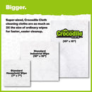 Crocodile Cloth Power Scrub Fiber Blend Cleaning Cloth 15 in. W X 10 in. L 80 pk, Pack of 6