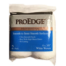 Linzer ProEdge Woven 4 in. W X 3/8 in. Trim Paint Roller Cover 2 pk, Pack of 6
