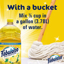 Fabuloso Lemon Scent All Purpose Cleaner Liquid 56 oz, Pack of 6