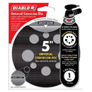 Diablo 5 in. Ceramic Blend Hook and Lock Conversion Pad 1 pk