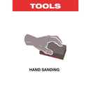 Diablo SandNet 5 in. L X 2-3/4 in. W 320 Grit Ultra Fine Block Hand Sanding Pad