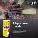 Scott Rags On a Roll Cleaning Cloth 9.4 in. W X 11 in. L 60 sheet 1 pk, Pack of 12