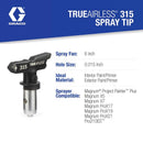 Graco TrueAirless Reversible Airless Spray Tip