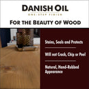 WATCO Transparent Dark Walnut Oil-Based Danish Oil 1 qt, Pack of 4