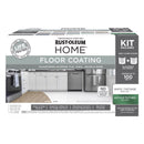 Rust-Oleum HOME Anti-Slip Textured White Tint Base Floor Coating Kit 1 qt, Pack of 2