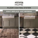 Rust-Oleum HOME Anti-Slip Textured White Tint Base Floor Coating Kit 1 qt, Pack of 2