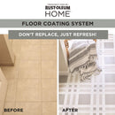 Rust-Oleum HOME Anti-Slip Textured White Tint Base Floor Coating Kit 1 qt, Pack of 2