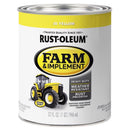 Rust-Oleum Indoor and Outdoor Gloss John Deere Yellow Oil-Based Oil Modified Alkyd Farm & Implement, Pack of 2