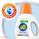 All No Scent Detergent Liquid 88 oz 1 pk