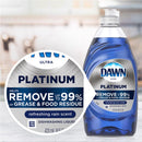 Dawn Platinum Refreshing Rain Scent Liquid Dish Soap 32.7 oz 1 pk, Pack of 8
