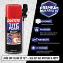 Loctite WHITE Polymer Foam Insulating Sealant 12 oz, Pack of 12
