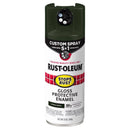 Rust-Oleum Stops Rust Gloss Cypress Green Protective Enamel Spray Paint 12 oz, Pack of 6