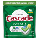 Cascade Complete Lemon Scent Pods Dishwasher Detergent 8.5 oz 16 pk, Pack of 5
